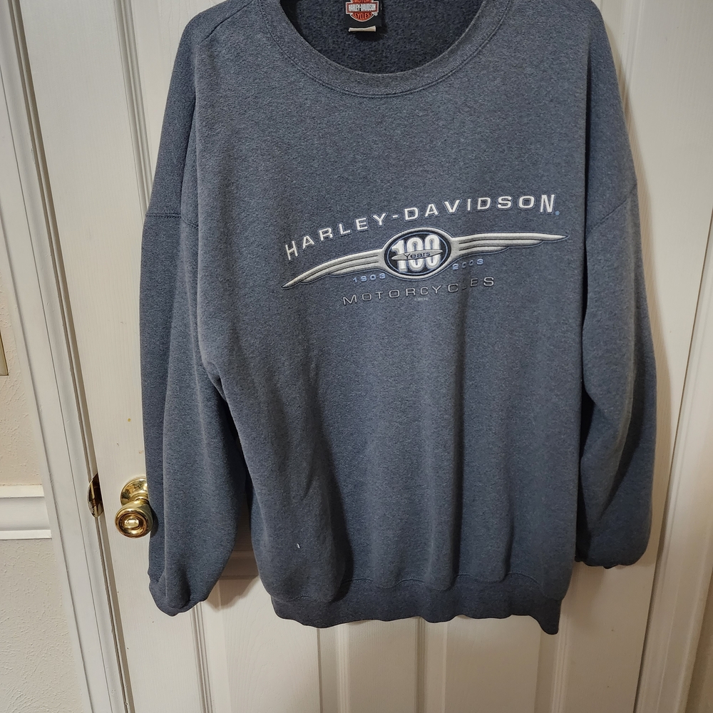 Harley-Davidson Gray Men's Sweater Size 2XL